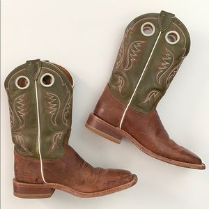 Justin Ariat Kids Boys Square Toe Boot Sz 7